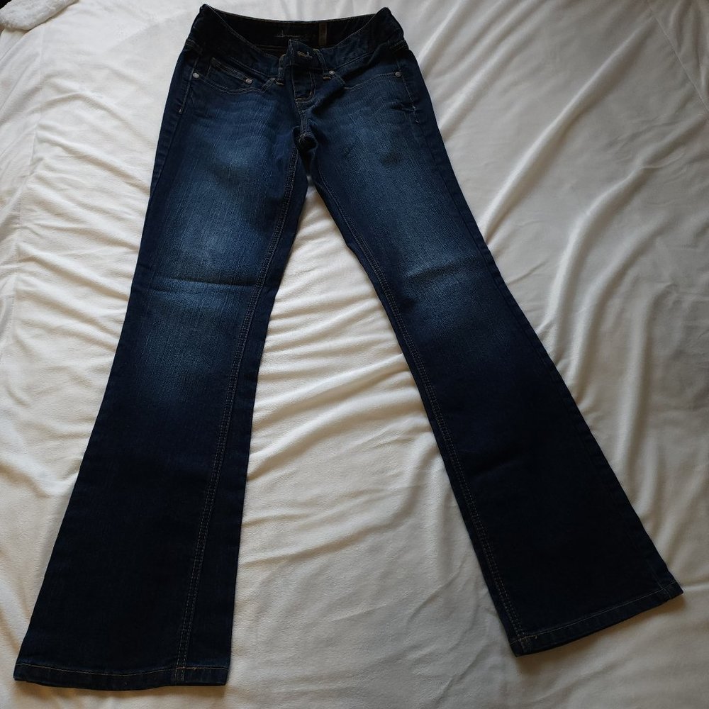 American Rag Curvy Boot Jean- Color Blue- Size 1S